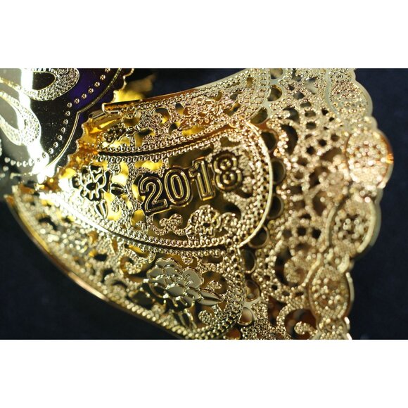 Danbury Mint Gold-Plated Angel Ornament With Dove 2018 - Picture 4 of 5